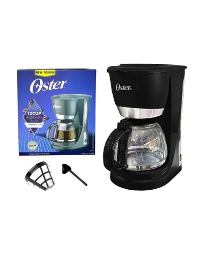 Cafetera eléctrica Oster de 12 tazas con filtro permanente, foto 2 de 4