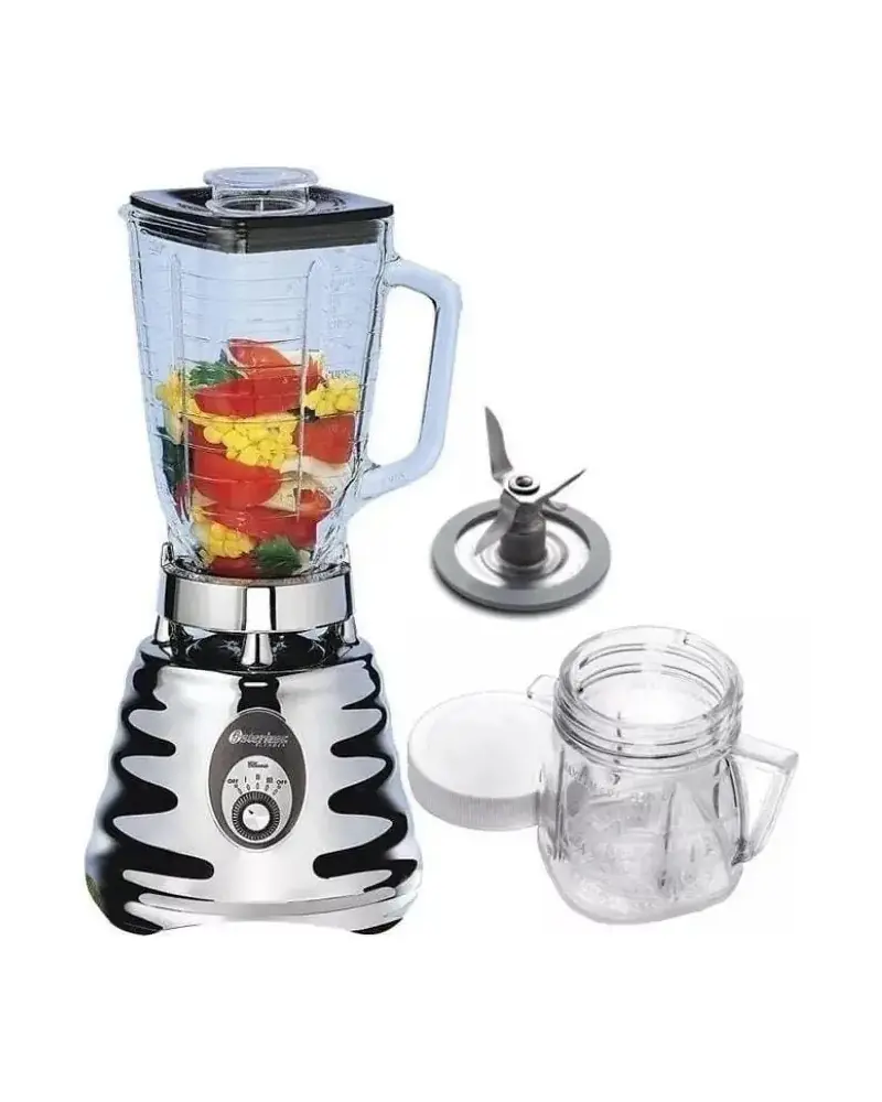Licuadora Oster clásica de 3 velocidades, vaso de vidrio con picatodo, foto 1 de 1