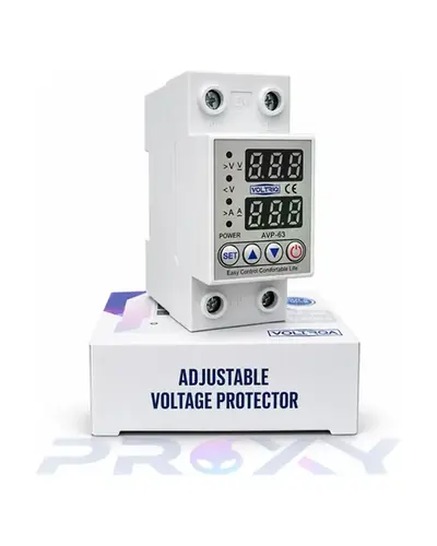 Protector de voltaje ajustable de riel DIN, 63 A, foto 3 de 4