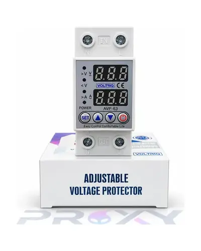 Protector de voltaje ajustable de riel DIN, 63 A, foto 4 de 4