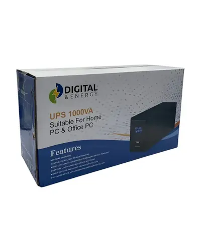 UPS interactivo de 1.000 VA / 600 W con pantalla, 4 tomas, foto 4 de 4