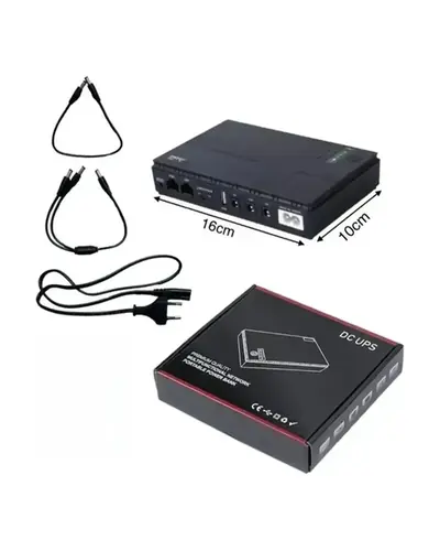 Mini UPS para módem, router y antenas Wi-Fi, salidas de 9, 12, 15 V y PoE 24 V, foto 2 de 4