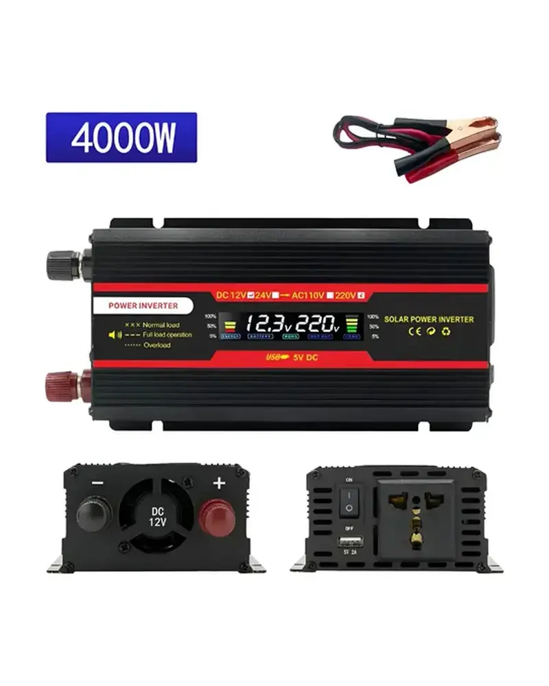 Inversor de corriente de 4.000 W, de 12 V a 110 V, foto 1 de 1