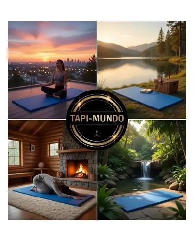 Colchoneta plegable para yoga y camping, foto 2 de 3
