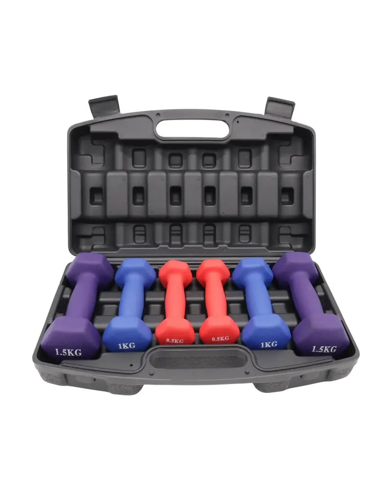 Set de mancuernas de 6 kg con maletín, foto 1 de 1