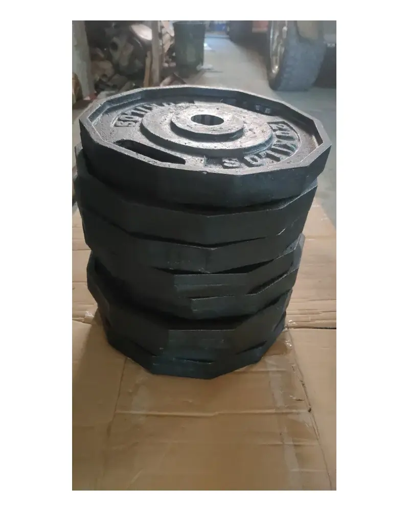 Pesa de mano para gimnasio, gris, foto 1 de 4