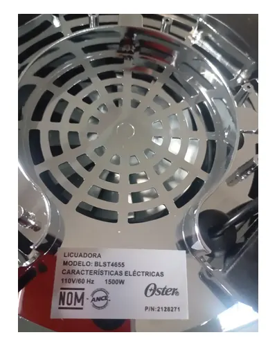 Licuadora Oster 1,5 L vaso de vidrio 1500 W, foto 3 de 3