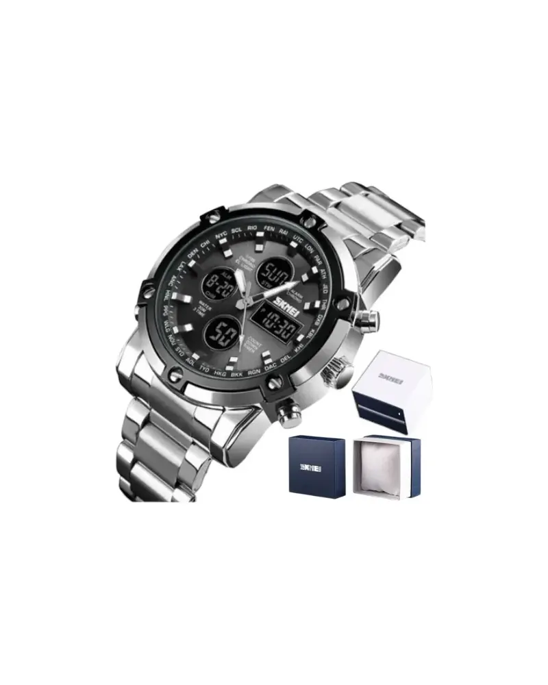 Reloj Skmei 1389 de acero, 50 m, foto 1 de 4