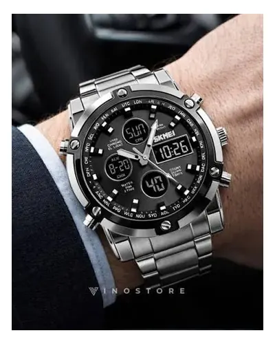 Reloj Skmei 1389 de acero, 50 m, foto 2 de 4