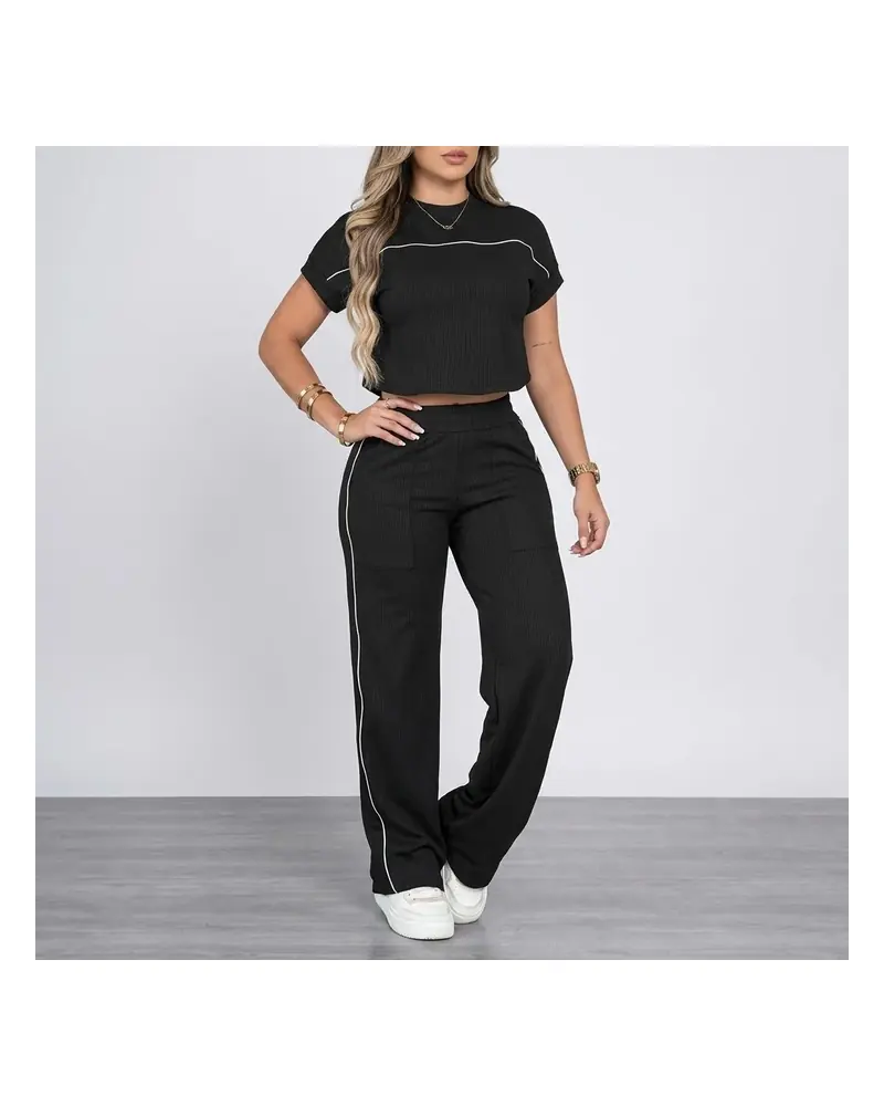 Conjunto casual de dama, 2 piezas, foto 1 de 4
