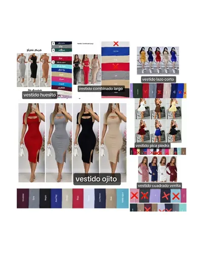 Vestido corto casual de dama, foto 3 de 4