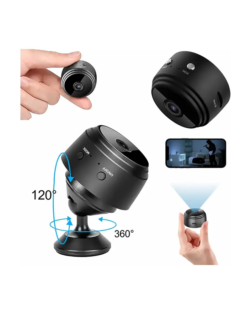 Mini cámara Wi-Fi HD con sensor de movimiento, foto 1 de 1