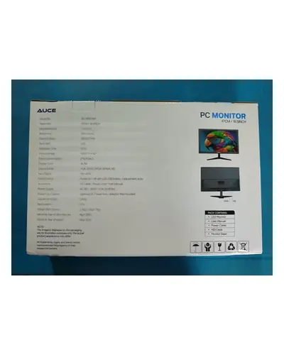 Monitor Auce de 18,5" LED HD, HDMI y VGA, foto 3 de 3